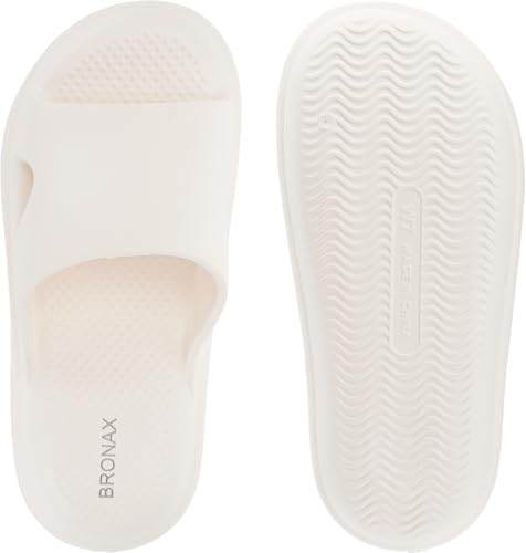 Image of BRONAX House Slippers for Women and Mens | Quick Drying Shower Shoes | Cushioned Sole