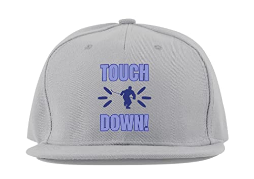 Casquette de baseball en coton Touch Down grise confortable pour masquer les cheveux