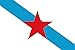 Grand Bandera de Galicia Con Estrella-Estreleira- independentista de Galicia -Gallego 150*90 cm...