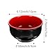 Limbeuuu Set of 10 Miso Soup Bowl with Spoon, Restaurant Quality Melamine Cereal Rice Bowl, 16 Oz Unbreakable Japanese Dinnerware for Ramen, Udon Noodle, Dishwasher Safe
