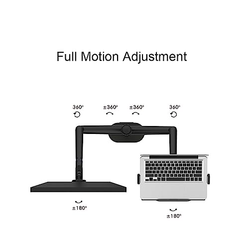 Support bras de montage OLL-3L-B en aluminium robuste pour double écran - 4