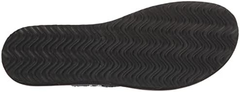 Easy Street Women's Flat Sandals, Navy/White Raffia Woven, 9 Wide | Image 3