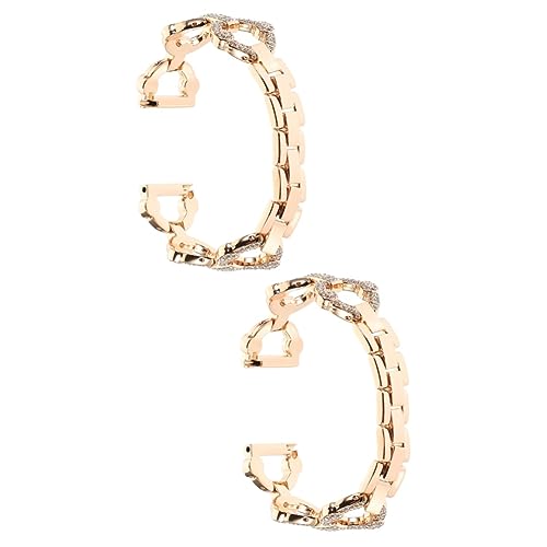Bandes Apple Watch strass Gatuida en métal or pour remplacer un bracelet sport trop simple