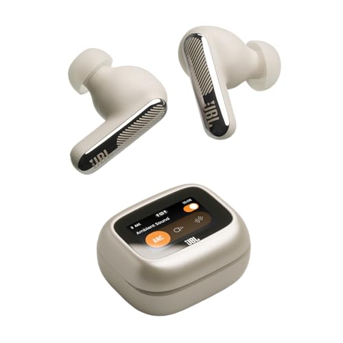 Image of JBL New Live Beam 4 TWS with Smart Charging Case, Hi-Res Audio, True Adaptive Noise Cancelling 2.0, 6-Mic Perfect Calls 2.0, Personi-Fi 3.0, BT 6.0, LE Audio,Auracast, Up to 48H Playtime, Champagne