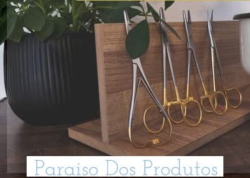 HOSSA - Porta Aghi Castroviejo, TC Oro, Punta Dritta, Impugnatura Piatta, 14cm