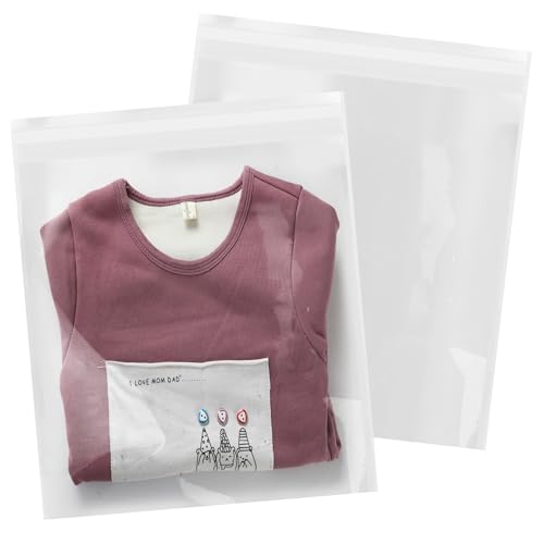iMailer 500 Pack 13" x 15" Clear Cellophane Bags (2.0 mil)
