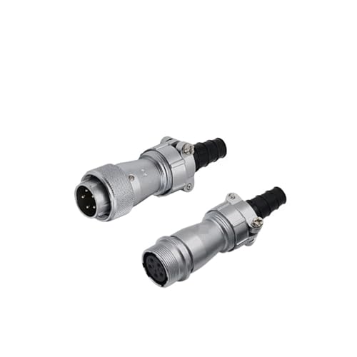 Conector industrial aviación WF20 doble placa 12 pines miniatura 1