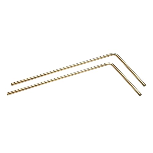 Image of Brass Dowsing Rods Pair | Diameter-8 MM | Energy Balancing | Aura Energy Checker | Feng Shui | Reiki | Dowser | Divining Rod | L-Rod | Only 2 Rods