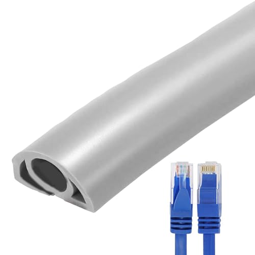 Protector de cable eléctrico para suelo de PVC flexible y autoadhesivo doméstico