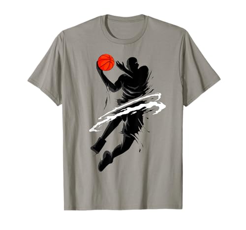 Basketball Player Fan Hoops Basketball Slam Dunk Game Day T-Shirt