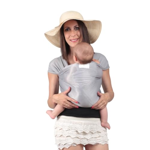 Amarsupiel | Fular Portabebe Acuático | Ergonómico y Seguro | Tejido OEKOTEX Transpirable | Ideal Playa y Piscina | Canguro Portabebes Verano hasta 20kg