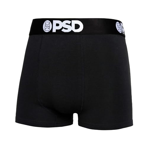 PSD Men's Cotton Underwear - 3 Inch Trunk Length Boxer Briefs 3 Pack, Soft and Breathable Underwear Men, Comfortable Fit3