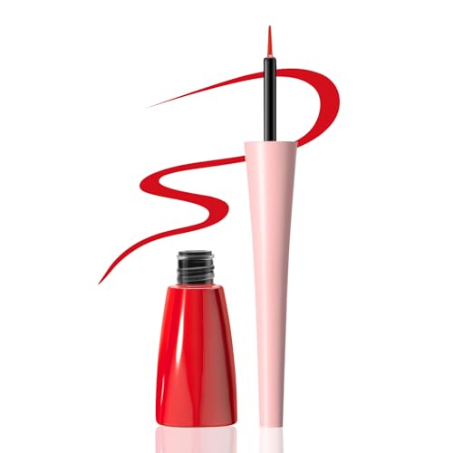 Boobeen Flüssiger Eyeliner-Stift, farbiger, wasserfest und wischfest, Präzisionsspitze für kühne Augen-Looks