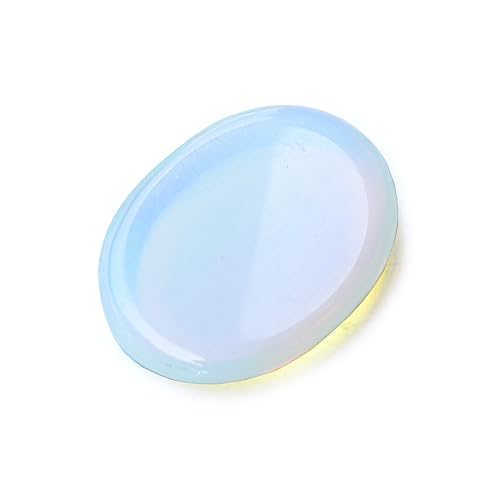 Pierre de calcul en opalite ovale pour équilibrage des chakras et reiki Vastu