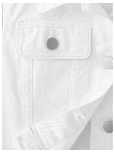 Image of SweatyRocks Girl's Denim Vest Button Down Sleeveless Jean Jacket Outerwear with Pockets