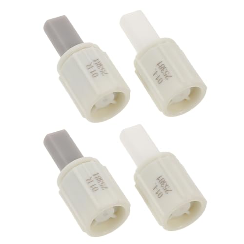 CLISPEED 4 Conectores para Amortiguador de Cierre Suave de Asiento de Inodoro Bisagras Amortiguadoras de Plástico Resistente Kit de Repuesto 4 Piezas para Baño Compatible Mayoría de
