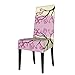 YUMEBLTD Housses de chaise Parsons en fleurs de cerisier pour salle à manger, hôtel, fête