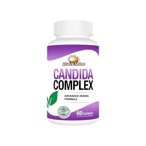 Rise-N-Shine Candida Support Supplement -60 Capsules Cover
