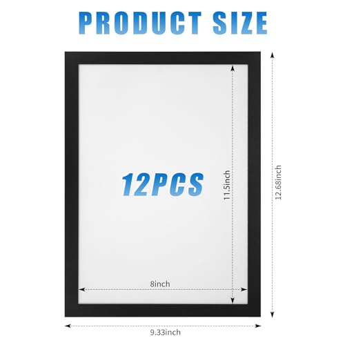 Faculx S-CXT-01 12 Pack 8 X 11.5 Magnetic Sign Holder, Adhesive Frames For Document Holder thumb #3