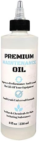 (8oz) Premium Lubricating White Oil for Hair Clippers Electric Shaver Oil Lubricant, Hair Clipper Blade Oil, Hair Clipper Oil, Beard Trimmer Oil, and Straight Razor Lubricant with Anti-Rust Protection
