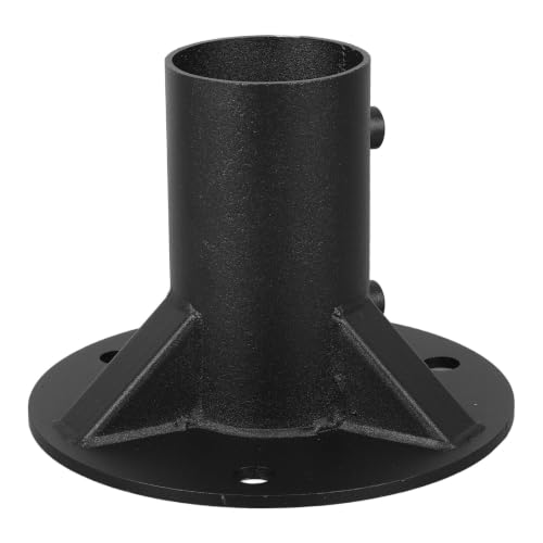 Base redonda para poste de cerca metálica de 55 mm de diámetro de acero