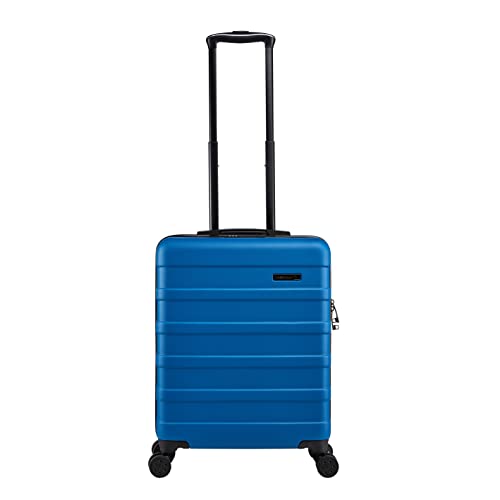 Anode 44L 55x40x20cm (22x16x8inch) Carry On Hand Luggage Suitcase - Lightweight, Hard Shell, 4 Wheels, 3 Digit Combination Lock (Aegean Blue)3