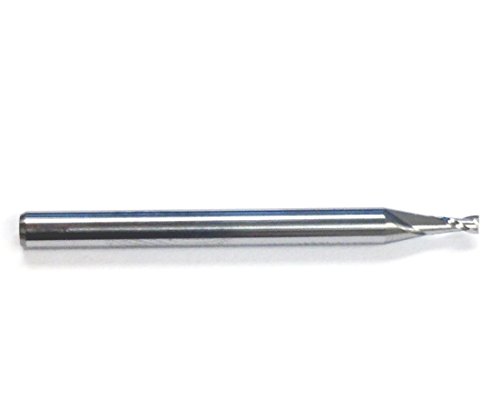 Image of HHIP 8003-0007 Uncoated Solid Carbide Single End Mill, 2-Flute, 1 /16 inch Diameter, 1 /8 inch Shank, 1 /4 inch Flute Length