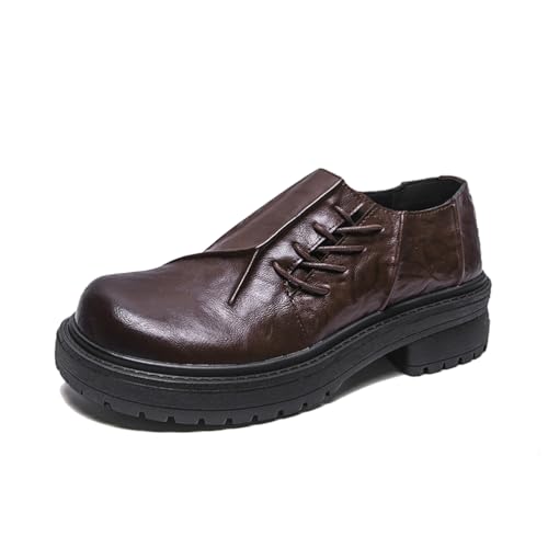 Derbies homme à semelle épaisse amortissante pour un confort chic et durable