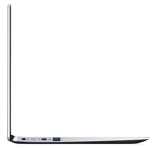 Image of acer Chromebook 15, Intel Celeron N3350, 15.6 inch Full HD Touch, 4GB LPDDR4, 32GB Storage, Google Chrome, Pure Silver, CB515-1HT-C2AE, 15-15.99 Inches