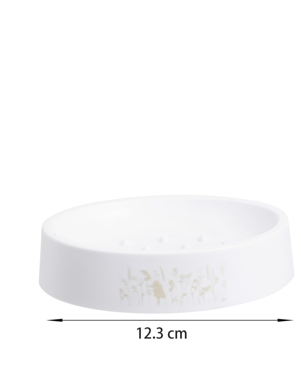 BM Set di Accessori da Bagno in Bambù e Plastica, Set Accessori Bagno Completo 5 Pezzi, Dispenser, Portaspazzolino, Bicchiere, Portasaponetta, Portascopino