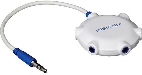 Insignia - Divisor estéreo de 5 vías de 6" - Blanco