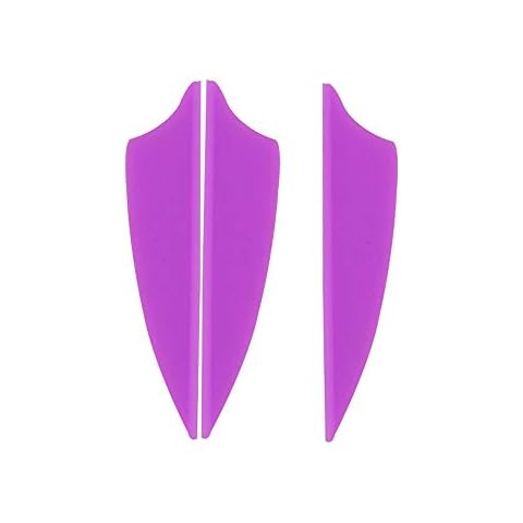 50 Plumas de Flecha de Goma ZSHJG 2.5" y 1.75" Cover