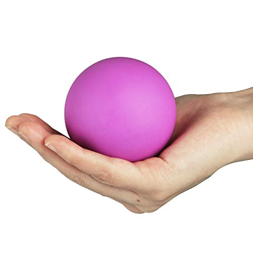 Baskety Massage Ball – Double Lacrosse Massage Ball & Mobility Ball for Physical Therapy – Deep Tissue Massage Tool for Myofascial Release, Muscle Relaxer, Acupoint Massage (Random Color)