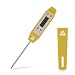 UTours Digital Food Cooking Thermometer,304 Stainless Steel Digital Thermometer Instant Read Meat Thermometer for Kitchen BBQ Grill Smoker Milk and Water (Yellow)