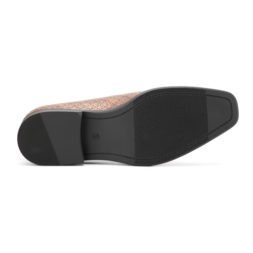 Image of Meijiana Mens Loafers Wedding Dress Shoes Slip-On Loafers for Men Tuxedo Suit Shoes