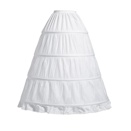 Cotton Hoop Petticoat Skirt For Women Under Dress A-Line Crinoline Bridal Wedding Dress Ball Gown