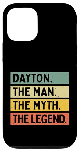 Dayton The Man The Myth The Legend �ʔ������� �J�X�^�}�C�Y�� �X�}�z�P�[�X iPhone 12/12 Pro �p