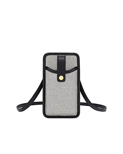 Image of JW PEI Aylin Canvas & Quinn Vegan Leather Cell Phone Crossbody Bag