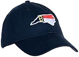 North Carolina State Flag Hat - Carolinian Pride NC, Low Profile Baseball Dad Cap for Men Women - (Navy Blue)