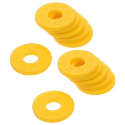 Toddmomy Guitar Strap Locks Kit 12pcs Locking Buckles for Electric Acoustic Guitars Washers Pad Safe Locking