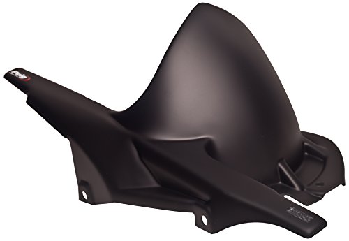 Garde-boue arrière Puig 5882J en ABS noir mat avec protège-chaîne