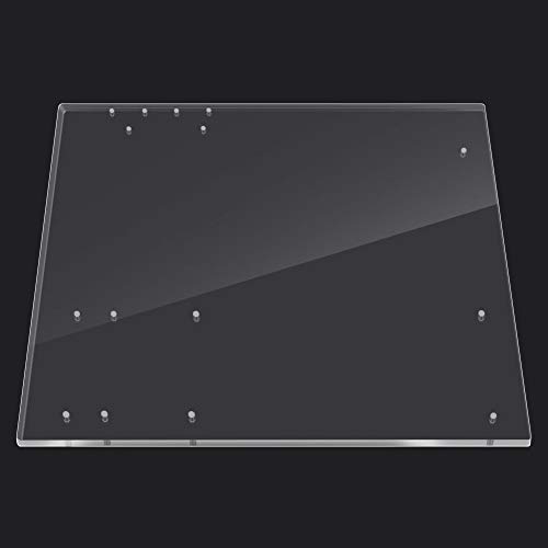 Marco de acrílico para placa base, chasis abierto transparente de acrílico con soporte base DIY, soporte base para chasis de computadora de marco abierto con bloqueo por sobrecarga, para placa base Micro-ATX miniatura 4