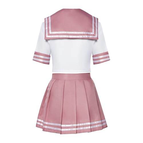 Disfraz de cosplay Astolfo anime para niñas, falda rosa miniatura 5