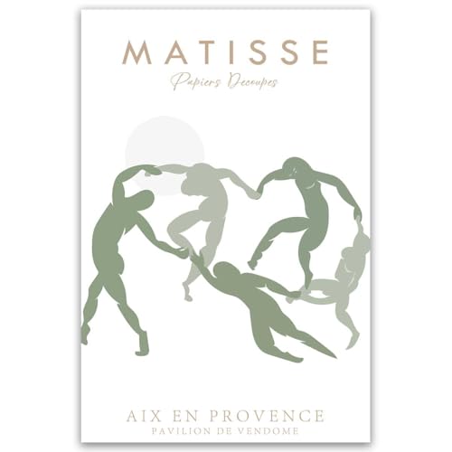 Hexoa Tableau Matisse Danseurs Abstraits Modernes - Made in France - 40x60