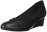 Absatzhöhe: 4.0 cm Clarks Damen Mallory Berry Geschlossene Sandalenn, Schwarz (Black Leather Black Leather), 41 EU