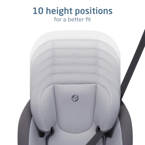 Maxi-Cosi RodiSport Kids Booster Car Seat, High-Back, Backless Booster Seat, 10-Position Headrest, Easy Latch System, Reclining Chair, Belt Guide, Fits 40-100 lbs, 43.4-57 in, Sea Salt - image 2