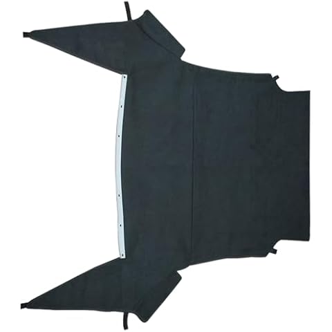 Sierra Auto Tops Headliner Replacement for Ford Mustang 1999-2004, Velour Canvas, Black Cover