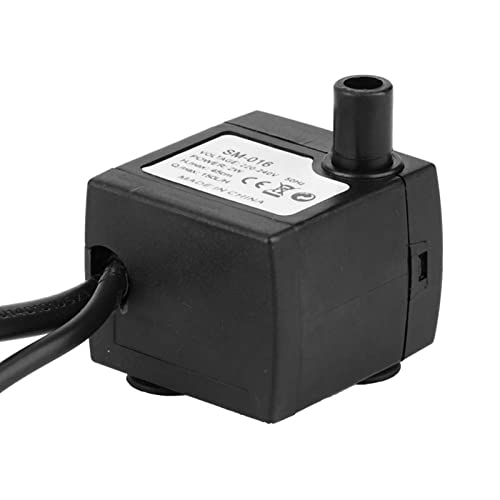 YOUTHINK Bomba Sumergible Para Pecera Bomba De Fuente Silenciosa 150L/H 2W Bomba De Agua Sumergible Para Tanque De Peces Con 4 Luces De Colores Filtro De Acuario Suministros De Acuario(Eu220-240V)