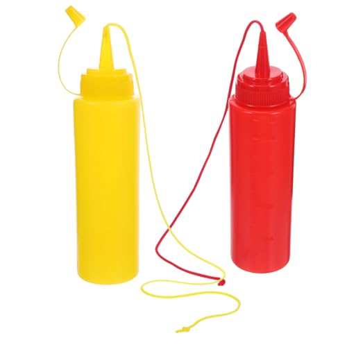 HEMOTON 2st Knifflige Ketchup-Flasche Kleine Ketchupflasche Ketchup-Flaschen Quetschen Lustiges Streichspielzeug Comedy-Requisite Ketchup-senf-Flaschen Halloween-Requisite Streiche Plastik., 5.99 €