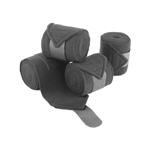 Generisch Cinturón anticolisión para patas de caballo, equipo de protección para exteriores, funda protectora contra lesiones (4 gris)